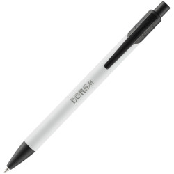 Ручка шариковая Undertone Black Soft Touch, металлические ручки с нанесением, ручки софт-тач с гравировкой, ручки с логотипом