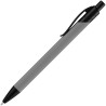 Ручка шариковая Undertone Black Soft Touch, металлические ручки с нанесением, ручки софт-тач с гравировкой, ручки с логотипом