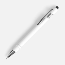 Ручка шариковая Pointer Soft Touch со стилусом, ручки софт-тач с логотипом, ручки с логотипом, ручки сувенирные с печатью