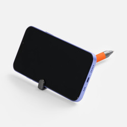 Ручка с подставкой для телефона Standic, ручки-подставки с логотипом, ручки с держателем телефона, ручки металл с логотипом