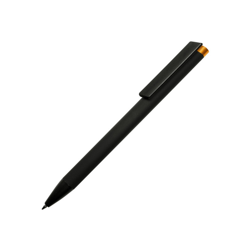 Ручка «Taper Metal», soft-touch с цветной зеркальной гравировкой