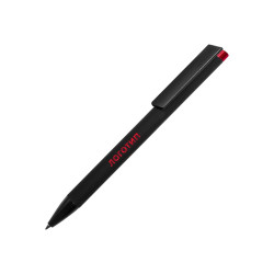 Ручка «Taper Metal», soft-touch с цветной зеркальной гравировкой