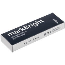 Флешка markBright с цветной подсветкой, 16/32 Гб